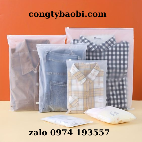 Bao bì may mặc đóng gói và bảo quản sản phẩm quần áo