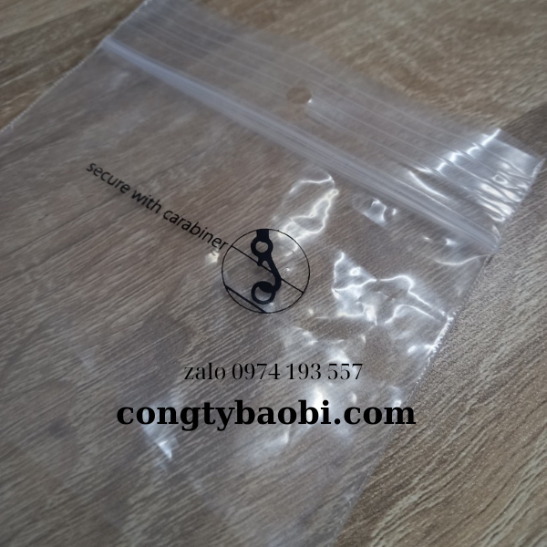 Túi zip bấm đựng sản phẩm ngành may