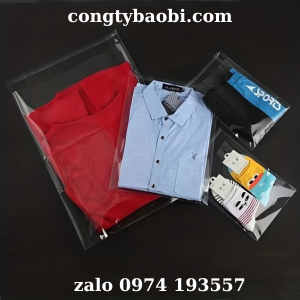 Túi có keo dán miệng giúp đóng gói dễ dàng