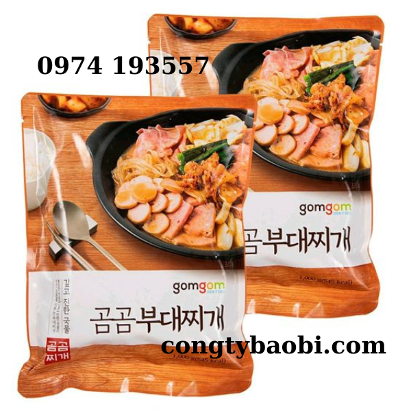 Túi hút chân không màng ghép được in ấn đựng thực phẩm