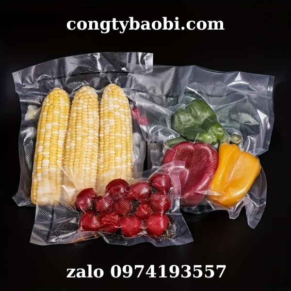 Túi hút chân không mặt nhám đựng rau củ quả