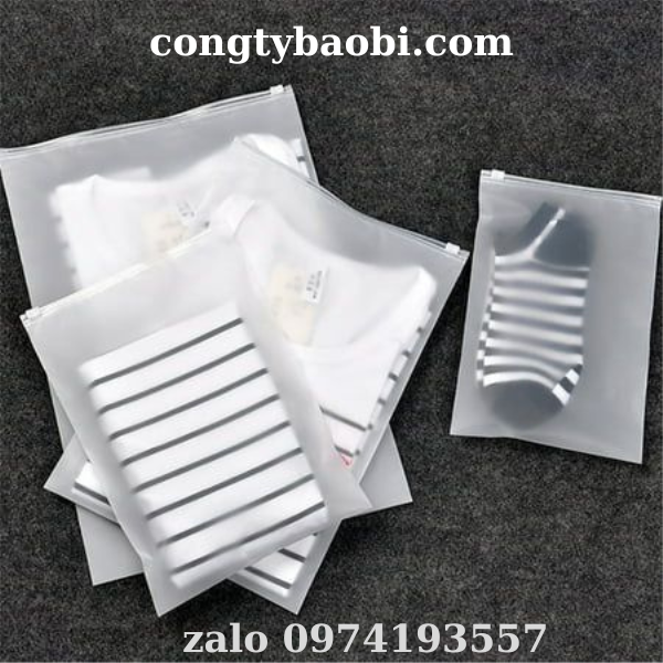 Túi zipper khóa kéo nhiều kích thước