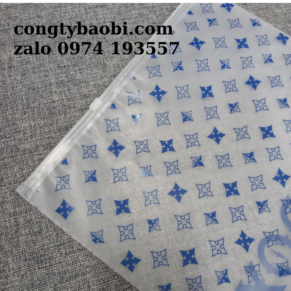Túi zipper khóa kéo HD mờ
