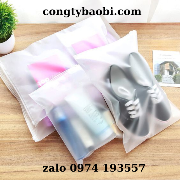 Túi zipper khóa kéo dùng để phân loại quần áo, giày dép